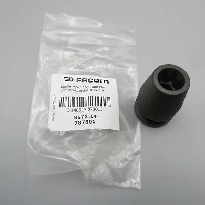 Genuine Facom 787801 NSTX.14 1/2  Drive Female Impact Torx Socket E14 FAST POST • $24.65
