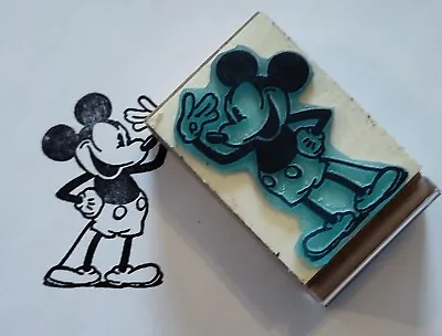 Mickey Mouse Rubber Stamp Made By Amazing Arts From Public Domain Image Fun! • $11.99