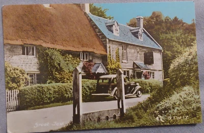 £1.99 • Buy Great Tew, Chipping Norton, Falkland Arms Pub, Old Car, Bourne PC Leicester
