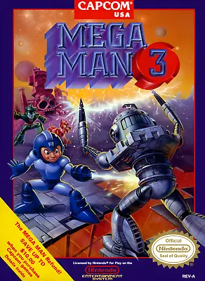 Mega Man 3 Poster High Quality 4x6 8x10 8.5x11 11x17 13x19 • $2.68