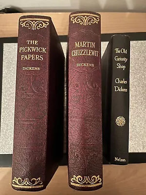 Charles Dickens Books. Pickwick Papers.Martin Chuzzlewit. The Old Curiosity Shop • £18