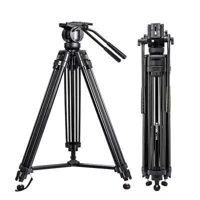$149.99 • Buy ZOMEI Heavy Duty Camcorder Tripod Stand With Fluid Head For DSLR Camera Video