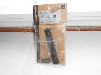 MAGPUL -BLK M-LOK Picatinny Rail Section 11 Slot POLYMER 4.9   -NIP ( F41) • $12.99