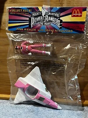 McDonalds Happy Meal Mighty Morphin Power Rangers Pink Ranger Vintage 1994/1995 • $5.99