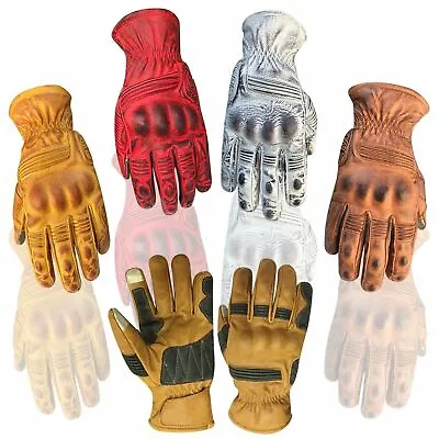 ADM All Season Motorbike Gloves Dirty Look Polyester Lining I Touch Finger 9008 • £24.99