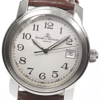 Baume & Mercier Cape Land MV045214 Date Silver Dial Quartz Men's Watch_781973 • $338.30