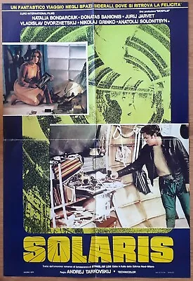$102.29 • Buy Solaris ORIGINAL Italian 1974 POSTER Andrei Tarkovsky Russian Sci-Fi 26x37