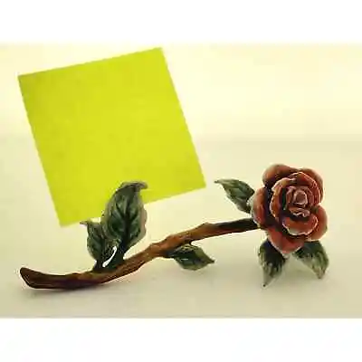 Picture/memo Holder-metal-rose-clip Attached-desk Accessory-shelf Decor-6 In • $10