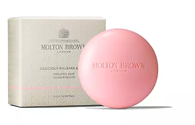 Molton Brown Delicious Rhubarb & Rose Perfumed Soap  (New In Box) - 150G/5.29Oz • $30