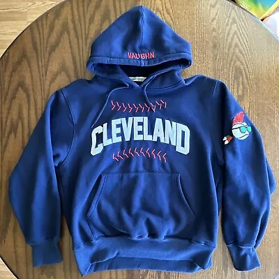 Cleveland Vaughn 99 Hoodie Major League Indians Guardians Baseball Preloved • $74.99