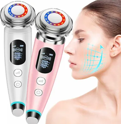 7in1 LED RF Radio Mesotherapy Photon Beauty Machine Face Skin Rejuvenation • $21.95