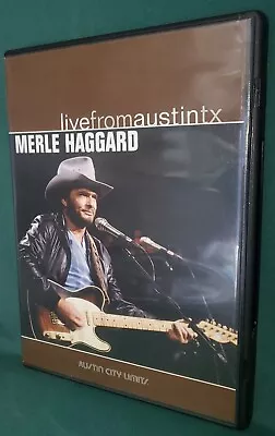 Live From Austin Texas-MERLE HAGGARD:AUSTIN CITY LIMITS-2016-LIVE 15 TRACK DVD • $17.99