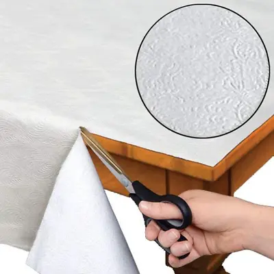 Quilted Heavy Duty Table Pad Protector With Flannel Backing - Cut To Fit  • $34.24