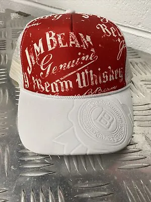 Jim Beam Genunne Wishey - Hat - Snap Back - Trucker Style - New Old Stock • $12.95