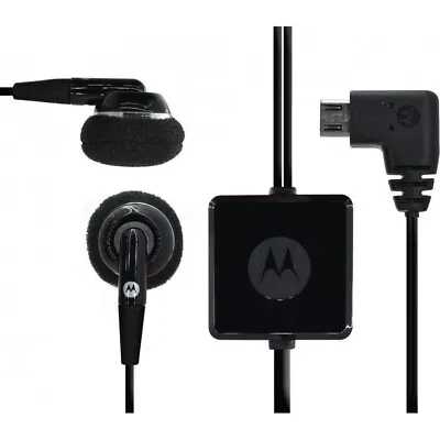 Motorola S280 Syn1458b Micro Usb Razr2 V8 V9 Pebl U9 Z9 Stereo Handsfree Headset • $6.10