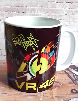 Valentino Rossi VR 46 Speedo Motorcycle Racing 11oz Tea Coffee Mug • £9.99