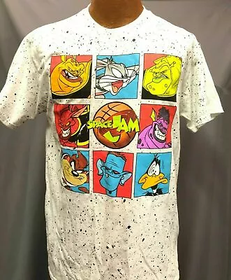 Space Jam Mens M Looney Tunes Monster Squad Vintage Bugs Graphic T-Shirt Medium • $39.99