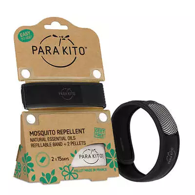 PARA'KITO Mosquito Repellent Band (Black) • $19.50