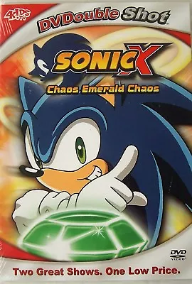 Sonic X: Chaos Emerald Chaos / Unfair Ball (DVD 2005 Slim Case) Double Feature • $11.03