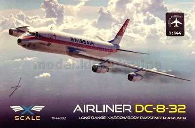 X-Scale X144002 Douglas DC-8-32 (Swissair) Airliner - 1/144 Model Kit • $33.75