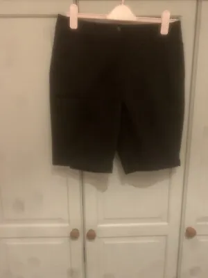 Ladies New Black Next Tailor Shorts Size10 • £7