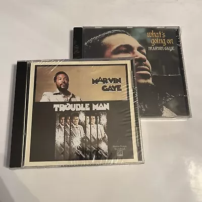 Marvin Gaye - Trouble Man And What’s Going On 2x CD Albums NEW SEALED Motown • £10.99