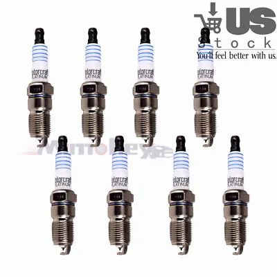 8pcs SP493 MOTORCRAFT SPARK PLUGS SP-493 Platinum AGSF32PM For Ford 4.6L 5.4L V8 • $20.99