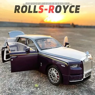 1/18 Rolls Royce Phantom Alloy Luxy Car Model Diecast & Toy Vehicles Metal Gift • $49.99