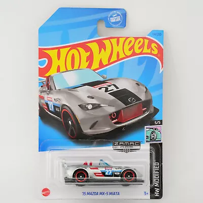 Hot Wheels 15 Mazda MX-5 Miata Zamac 2023 Mainline • $6.65