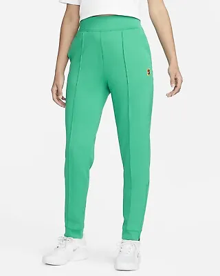 £55.25 • Buy NikeCourt Dri-FIT Womens Knit Tennis Pants - Green - Small - S - DA4722-370