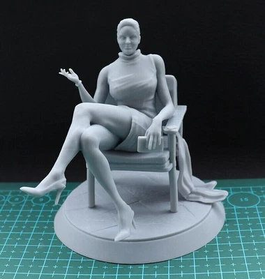 £37.39 • Buy Superstar Woman Resin Figure Model Scale 1-24 Unpainted Self-Assembled Kit Toys