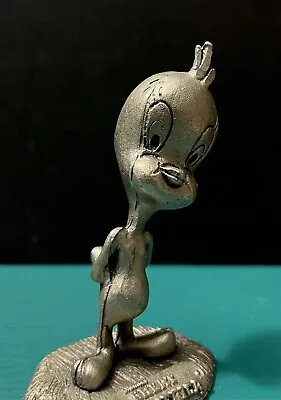 Warner Bros Pewter Looney Tunes Tweety Bird Cartoon Marriot America Art Figurine • $19.99