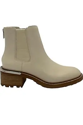 Vince Camuto Leather Or Suede Chelsea Boots Kelivena Cream • $42.99