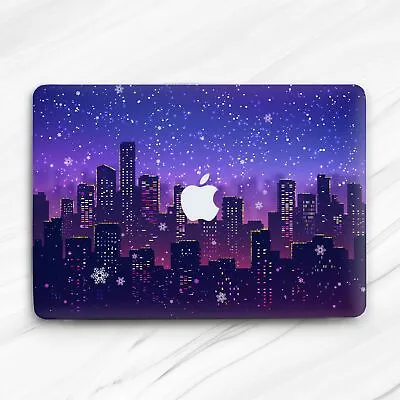 Night City Winter Abstract Hard Case For Macbook Air 13 Pro 16 13 14 15 • $28.46