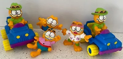 Lot Of 5 Vintage 80's Garfield The Cat Classic Figurine McDonald's Toys • $10