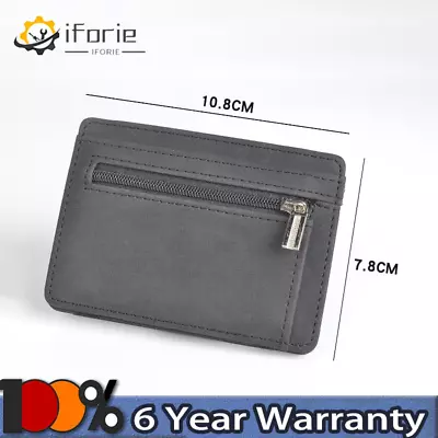 Men's Magic Credit Debit ID Card Money Clip Slim Cash Wallet Holder Cover Case • $13.98