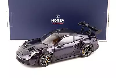 1:18 NOREV Porsche 911 (992) GT3 Rs Weissach Package 2022 Pts Viola Metallic • $141.28