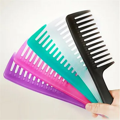 Hairdressing Tool Large Wide Toothed Curly Hair Comb Household Unisex For Beauty • £2.91