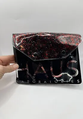 Lady Gaga Haus Clutch | Red And Black | Makeup Bag • £6.17