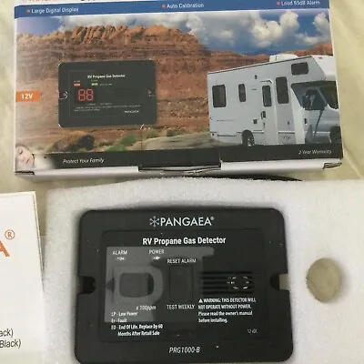 $28 • Buy PANGAEA Digital RV Propane Gas Detector With 85dB Loud Alarm DC 12V For Trail...