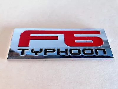F6 Typhoon Rear Boot Badge For Ba Bf Fpv Series • $28