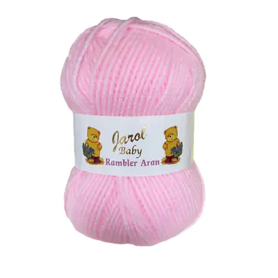 Jarol Baby Rambler Aran Knitting & Crotchet Baby Wool / Yarn Acrylic 100g • £1.88