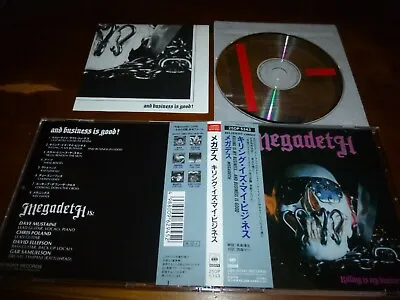Megadeth / Killing Is My Business... And Business Is Good! JAPAN 25DP-5343 C4 • $35.99