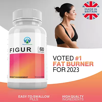 £30.50 • Buy Figur Weight Management - 60 Capsules 1 Month Supply NaturalPhenom