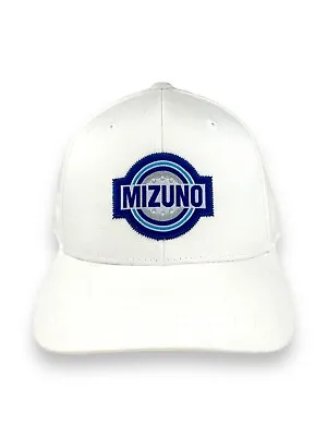 Mizuno Golf Hat White Adjustable Snapback • NEW • $25