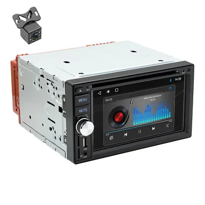 Double 2 DIN Car Stereo Radio Audio DVD MP5 Player Bluetooth W/ 8LED Rear Camera • $233.37