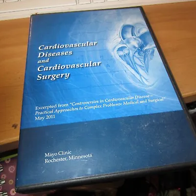 Cardiovascular Diseases & Cardiovasculat Surgury 1 DVD 5/2011 MAYO CLINIC • $63.75