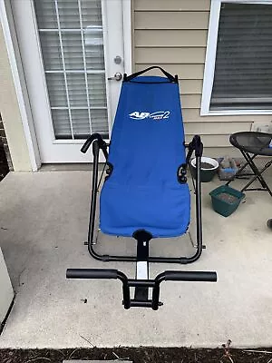 **ab Lounge 2 Max Deluxe Abdominal Workout Exercise Chair Blue • $110