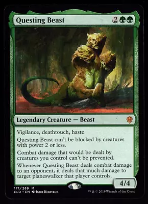 Questing Beast 171/269 Non Foil Mythic Throne Of Eldraine MTG Near Mint • $5.99