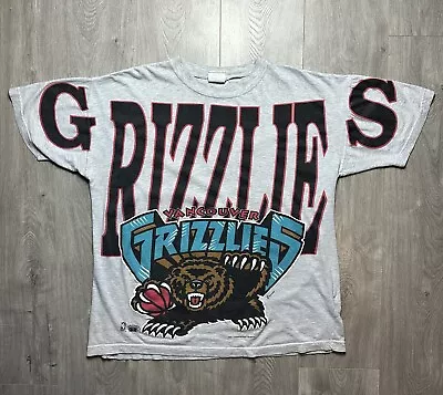 Vintage Vancouver Grizzlies Memphis Shirt NBA 1994 Logo 7 Basketball Size L • $149.99